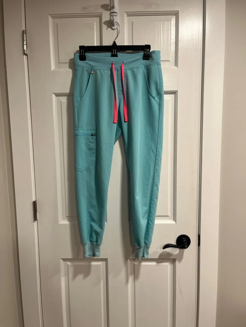 Figs Zamora Jogger Scrub Pants in Neon Blue Color Size XS/P